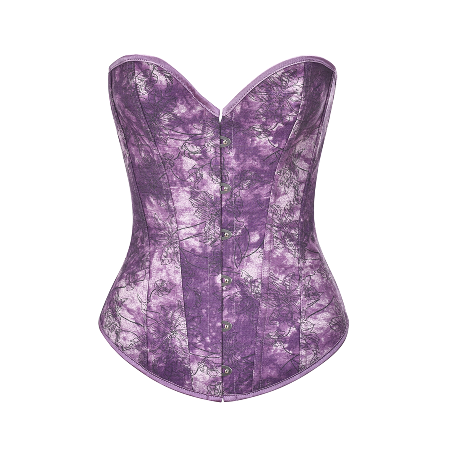 Винтажный цветочный корсет Bustie Overbust Бурлеск Сексуальное женское белье Топ Body Shaper